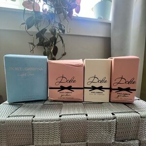 Lot of mini Dolce & Gabbana fragrances